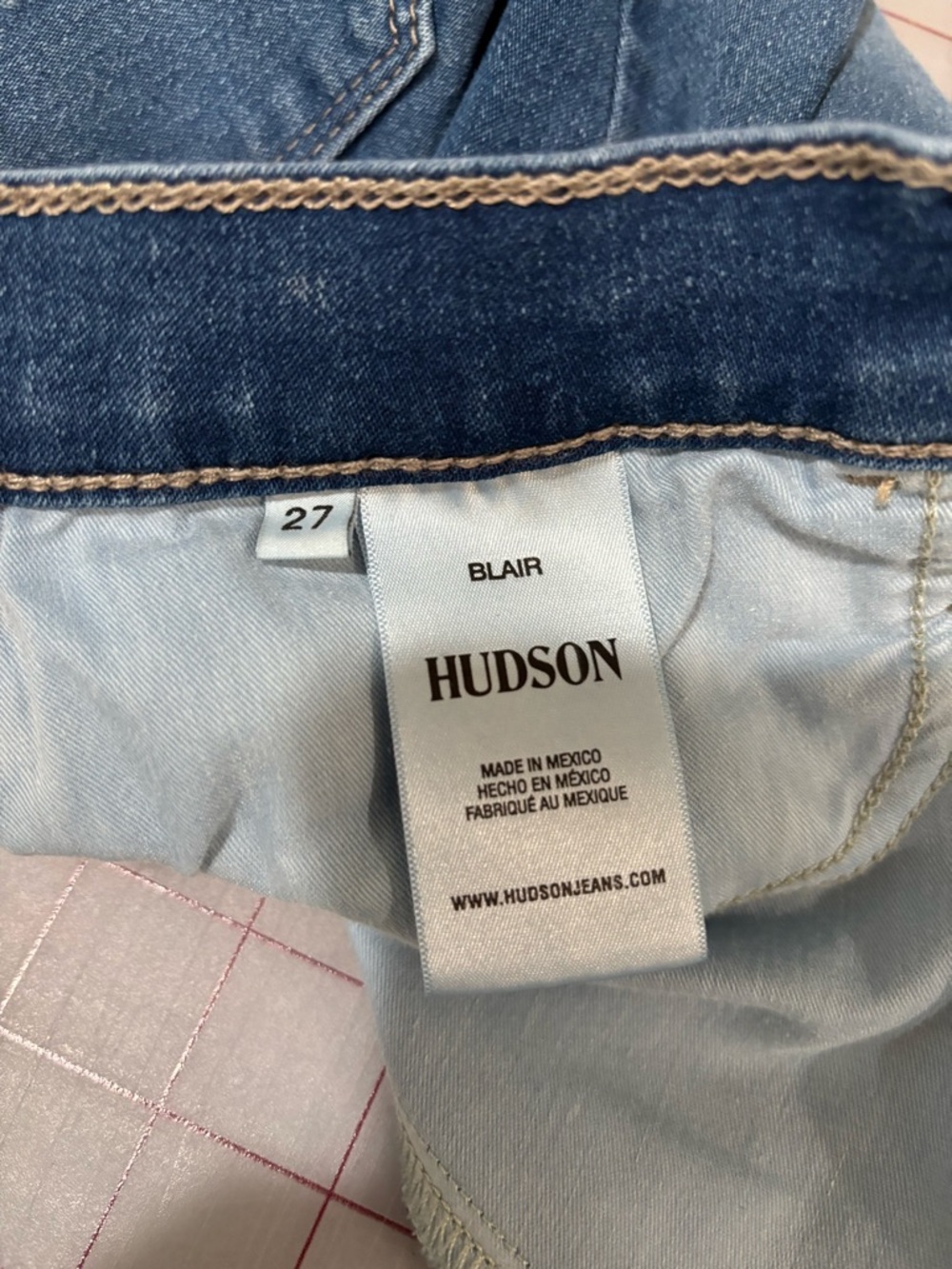 HUDSON
Classic Mid-Blue Straight Leg Jeans - Picture 6 of 6